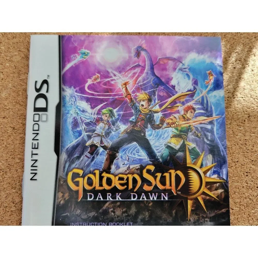 Golden Sun: Dark Dawn ~ Nintendo DS Like New Condition